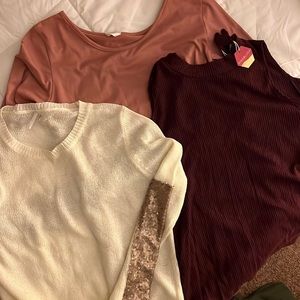 Pink blush maternity bundle - some new with tags. Barely worn